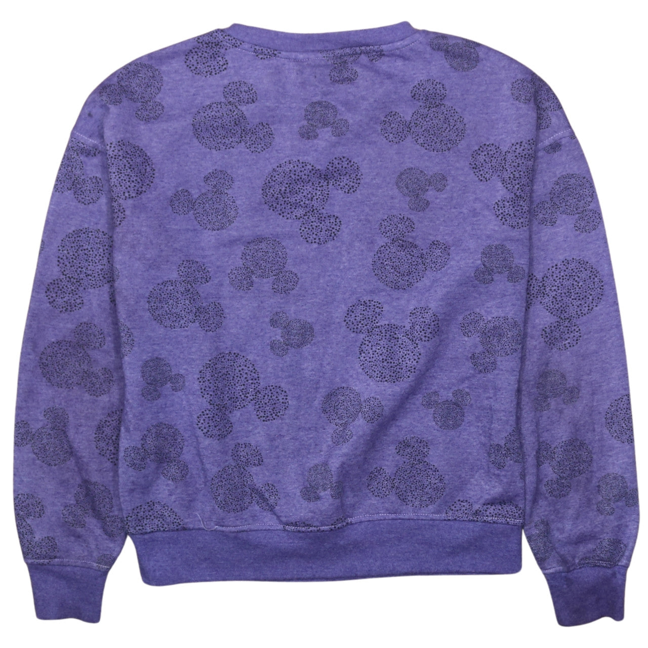 Disney Women Purple Mickey Mouse Pullover Sweatshirt XS