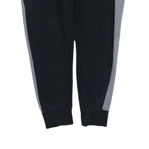 Nike Air Men's Black Colourblock Joggers Size S Fleece Tapered Trousers