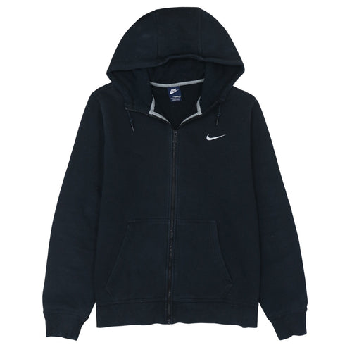 Nike Men's Black Full Zip Hoodie L Fleece Sportswear