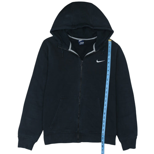 Nike Men's Black Full Zip Hoodie L Fleece Sportswear