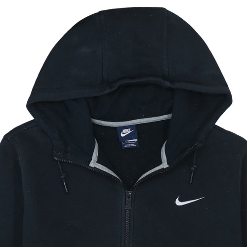 Nike Men's Black Full Zip Hoodie L Fleece Sportswear