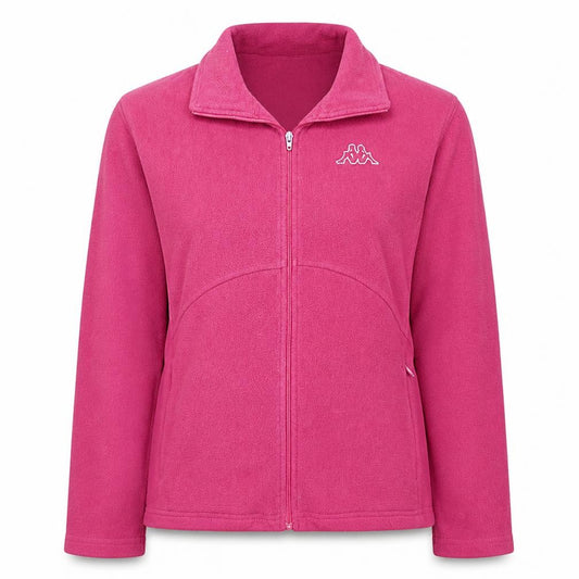 Kappa Womens Pink Fleece Full Zip Basic Jacket Size L