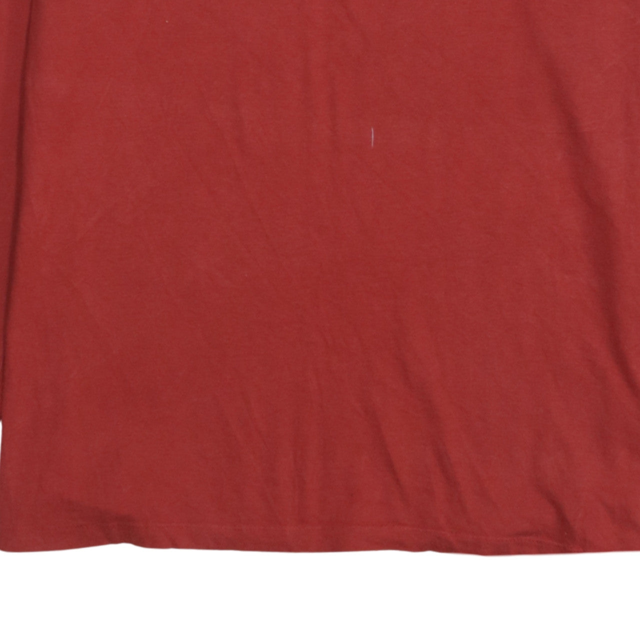 The North Face Men's Red Long Sleeve Cotton Casual Top L