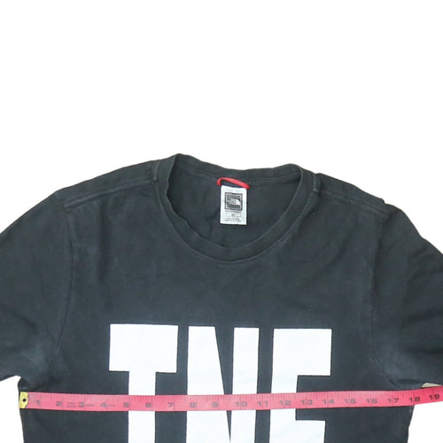 The North Face Mens Black Graphic Logo T-Shirt Size S