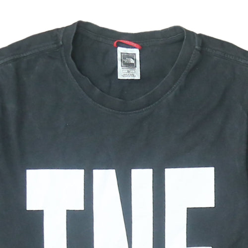 The North Face Mens Black Graphic Logo T-Shirt Size S