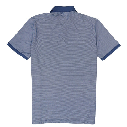 Hugo Boss Men’s Blue Striped Regular Fit Polo Shirt Size M