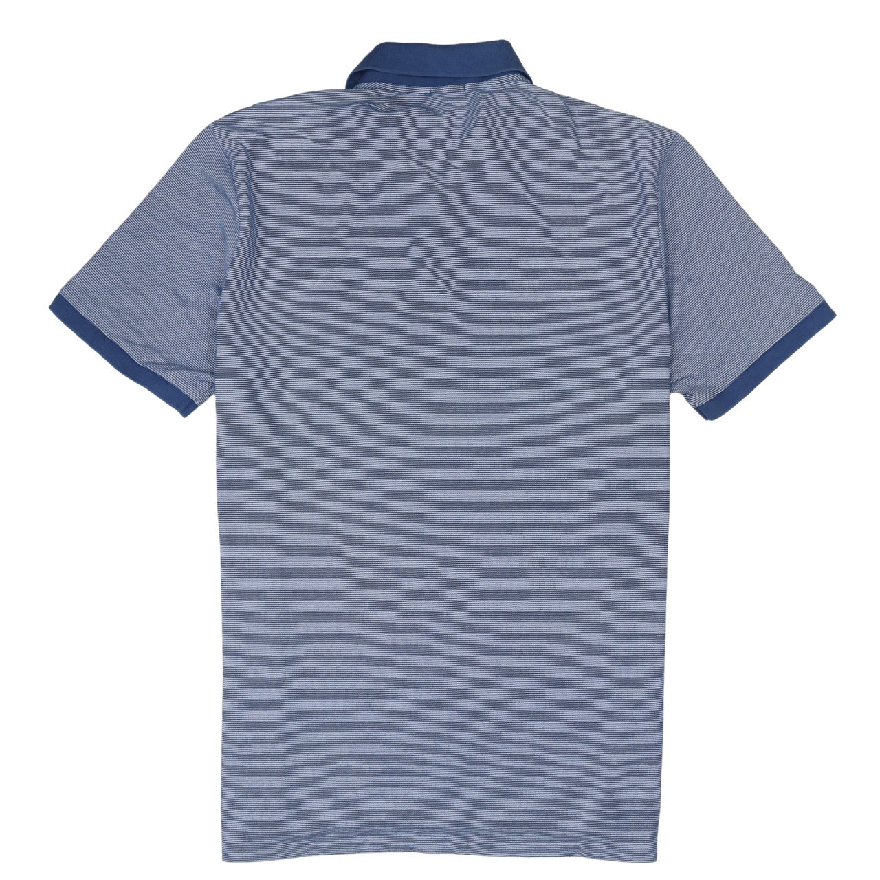 Hugo Boss Men’s Blue Striped Regular Fit Polo Shirt Size M