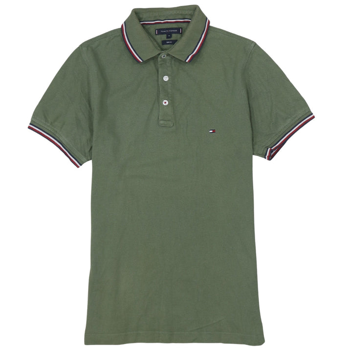 Tommy Hilfiger Men's Green Slim Fit Polo Shirt Size M