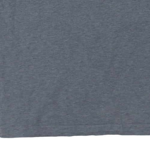 Calvin Klein Jeans Men's Blue Small Crew Neck Cotton T-Shirt