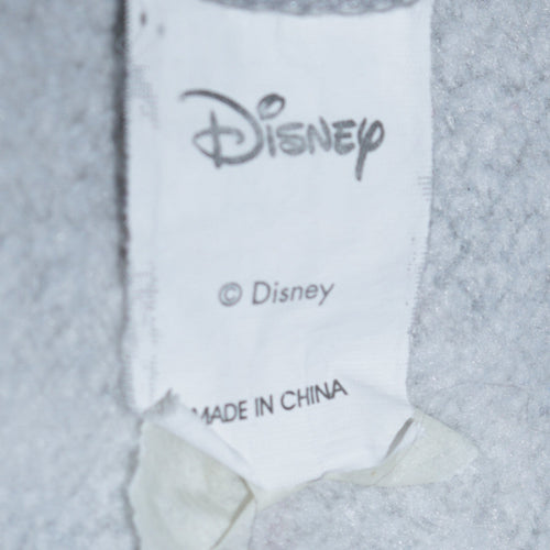 Disney Women Grey Mickey Mouse Pullover Sweatshirt Size L 14/16
