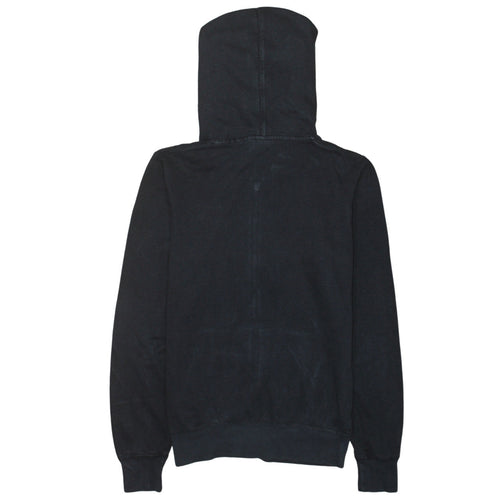 Nike Men's Black Full Zip Hoodie Small Cotton Blend Sportswear