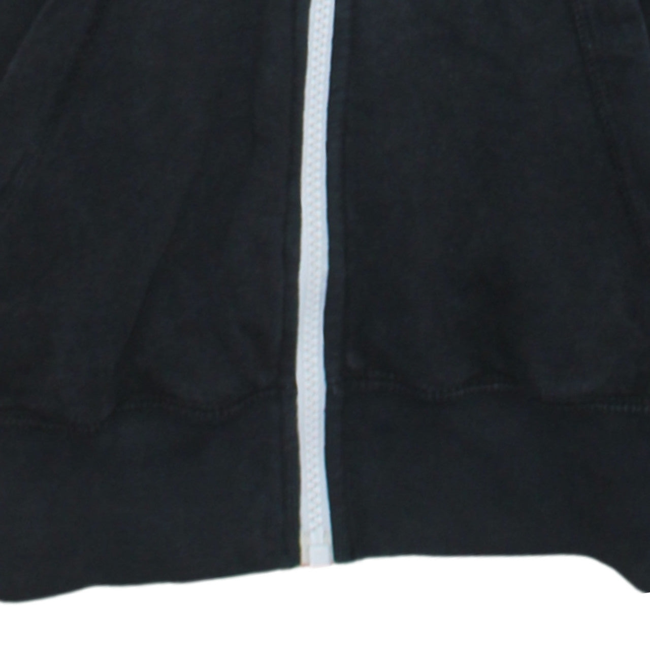 Nike Men's Black Full Zip Hoodie Small Cotton Blend Sportswear