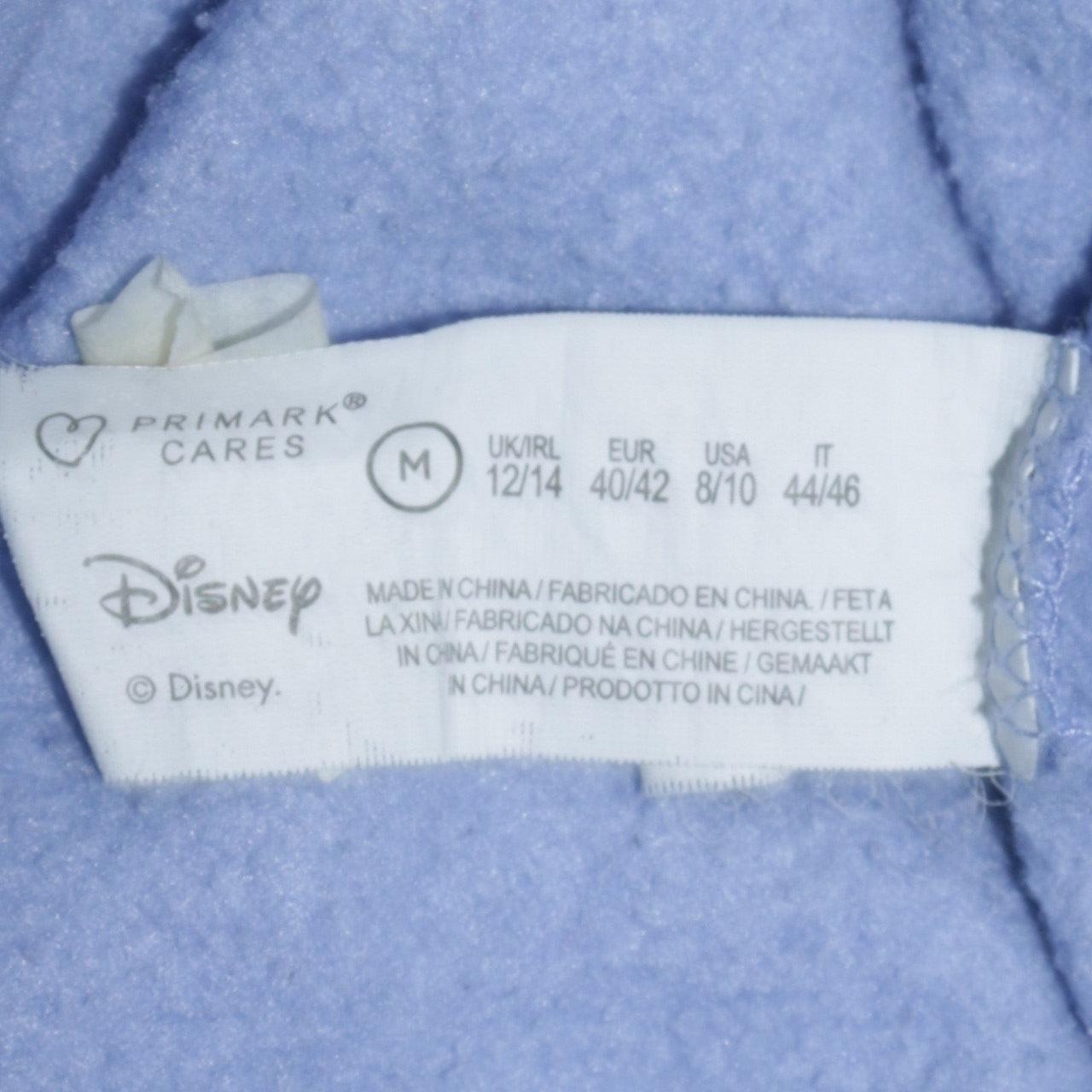 Disney Stitch Womens Blue Full Zip Hoodie Size M 12/14 by Primark
