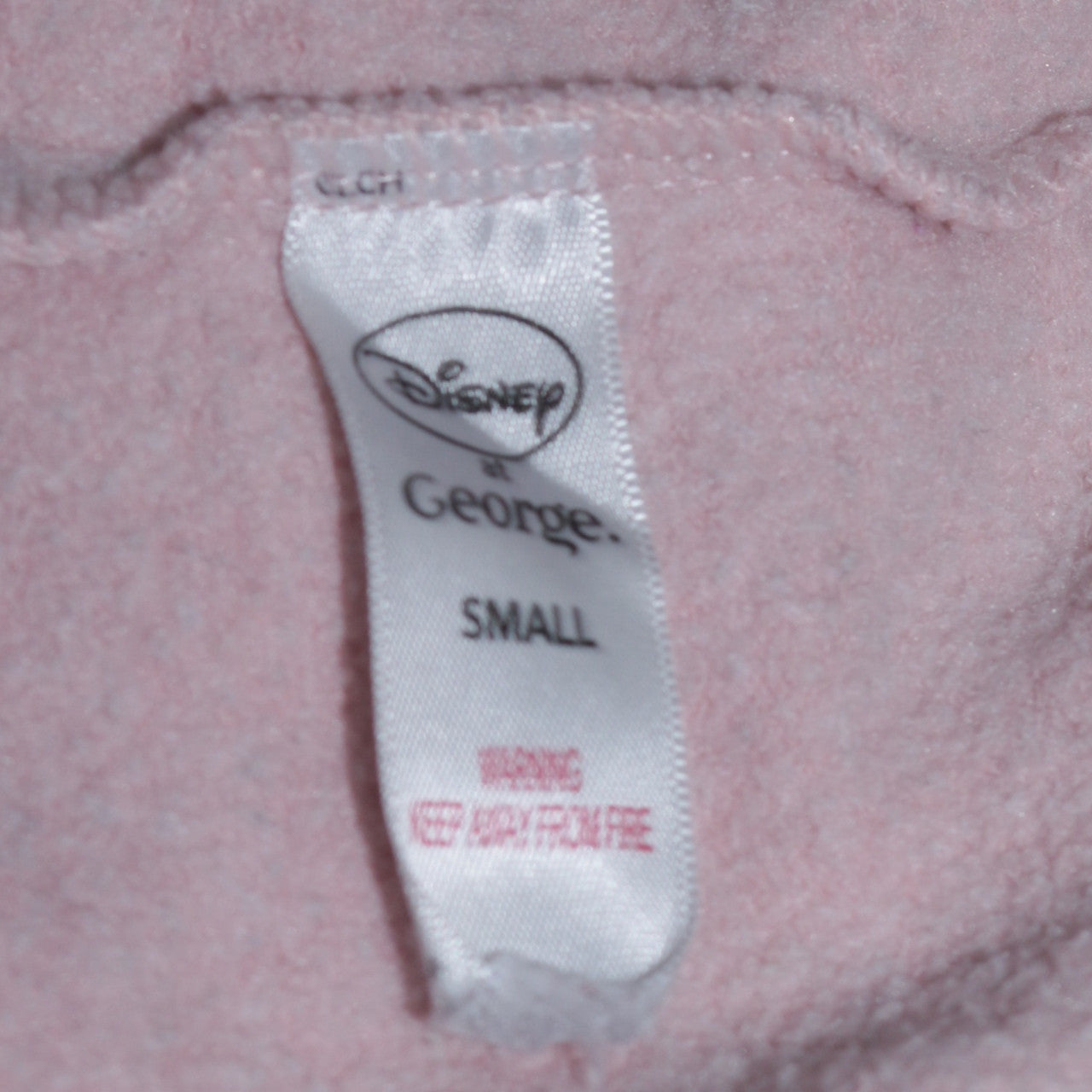 Disney at George Women Pink Minnie Mouse Pullover Sweatshirt Small