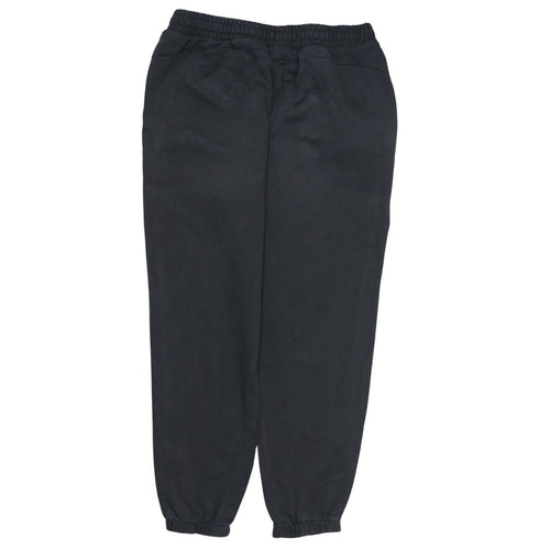 Puma Men Black L Jogger Sweatpants Elastic Waist Activewear