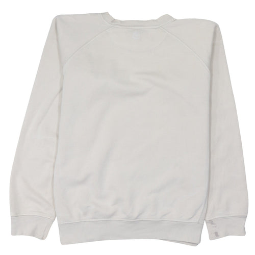 Timberland Men's Ivory Pullover Sweatshirt Size L Graphic Logo