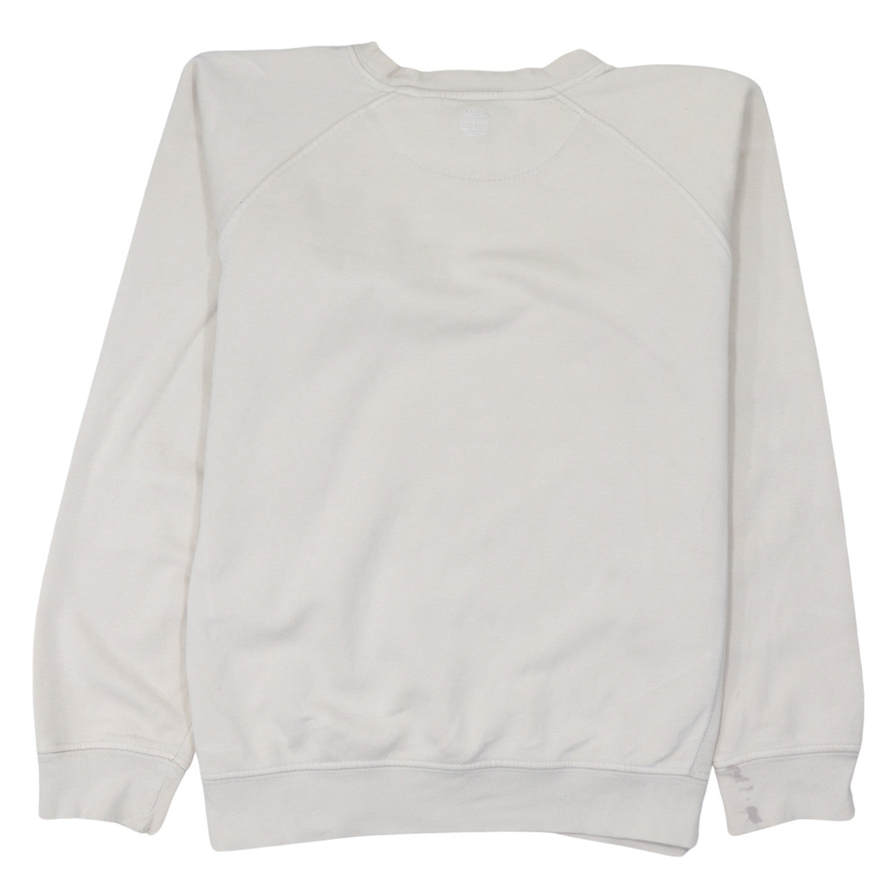 Timberland Men's Ivory Pullover Sweatshirt Size L Graphic Logo
