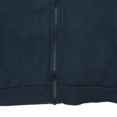 Nike Boys Blue Full Zip Hoodie 12-13 Years Fleece Lined Sportswear