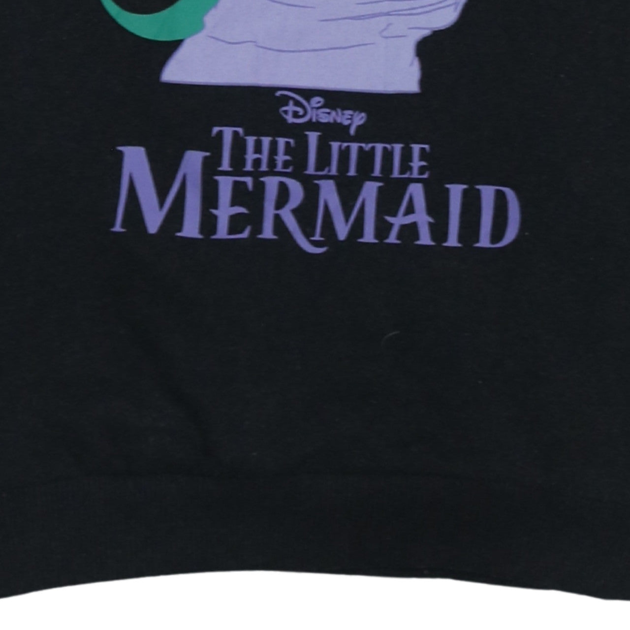 Disney Women’s Black The Little Mermaid Pullover Sweatshirt Size S