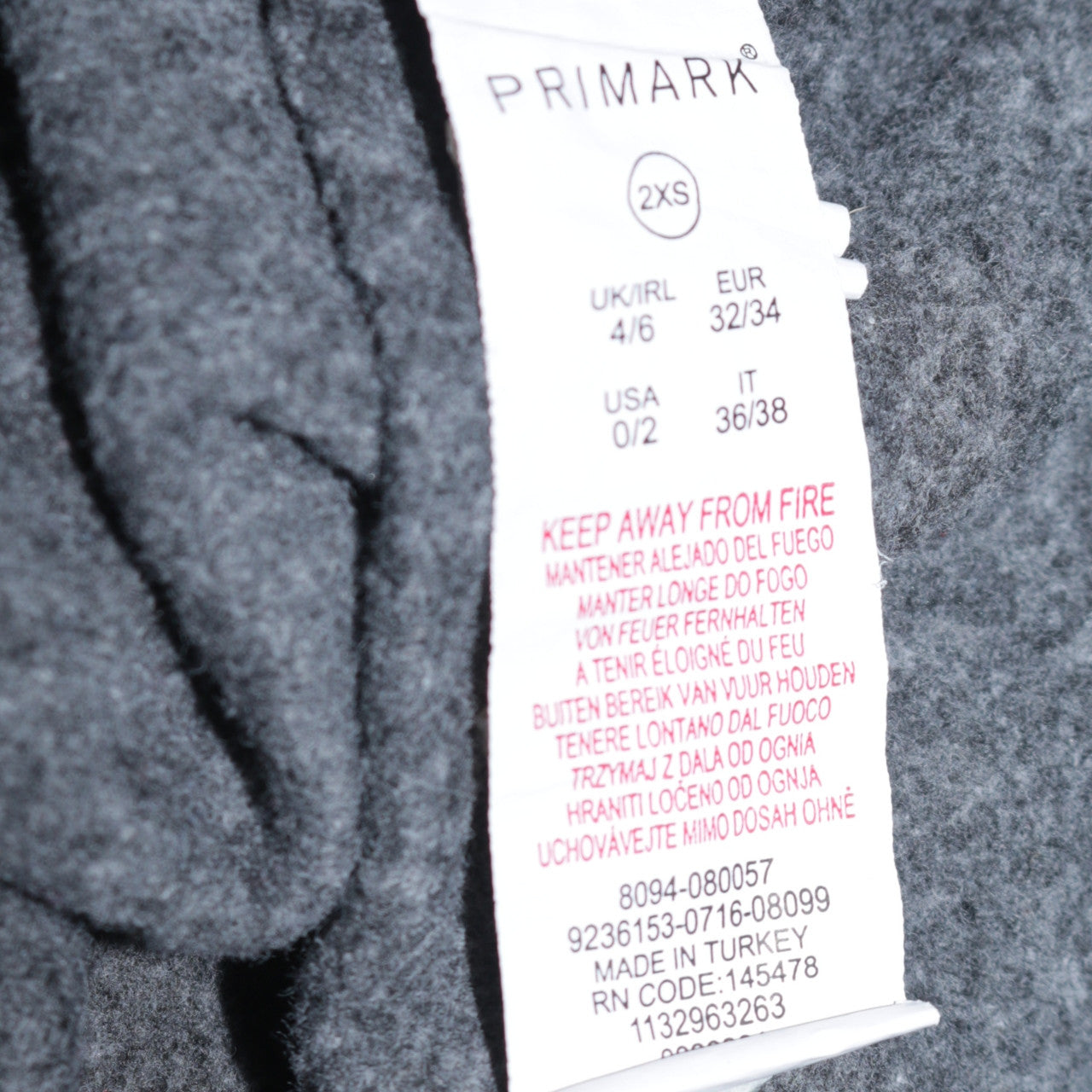 Disney x Primark Women's Grey Bambi Pullover Sweatshirt 2XS
