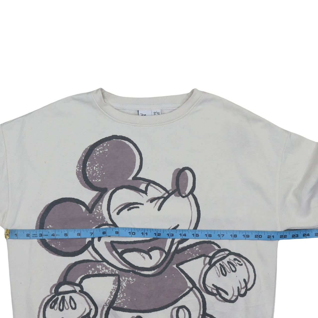 Disney Primark Women Beige Mickey Mouse Pullover Sweatshirt UK 10/12