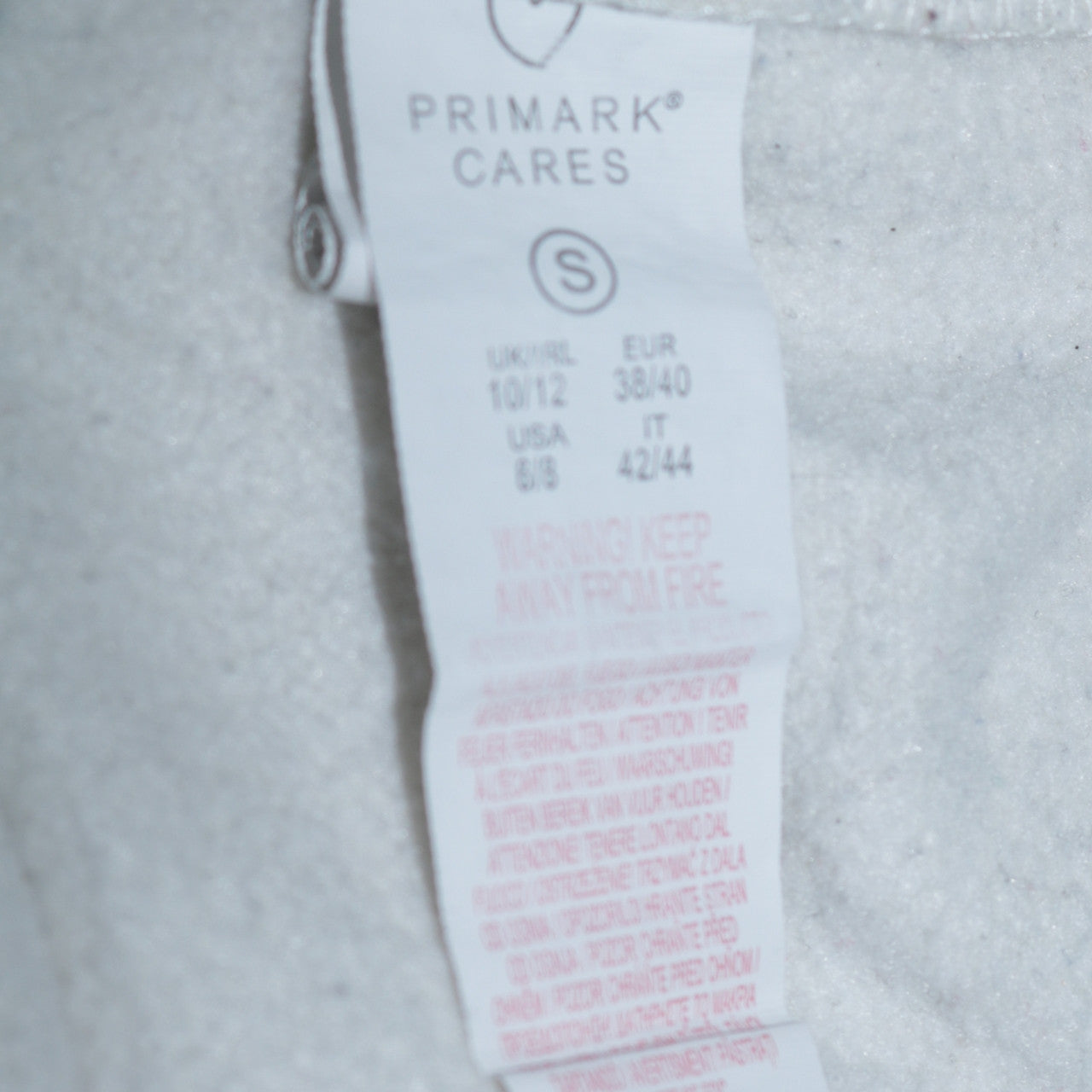 Disney Primark Women Beige Mickey Mouse Pullover Sweatshirt UK 10/12