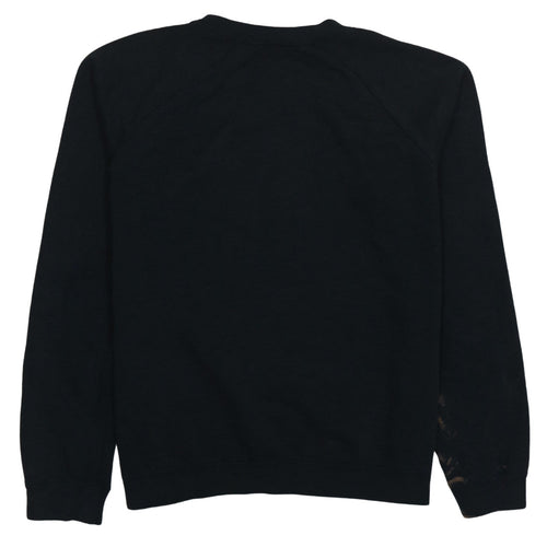 Nike Men's Black Small Pullover Crew Neck Logo Sweatshirt