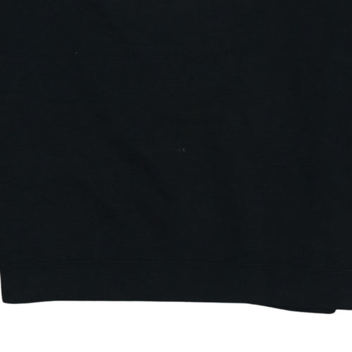 Nike Men's Black Small Pullover Crew Neck Logo Sweatshirt