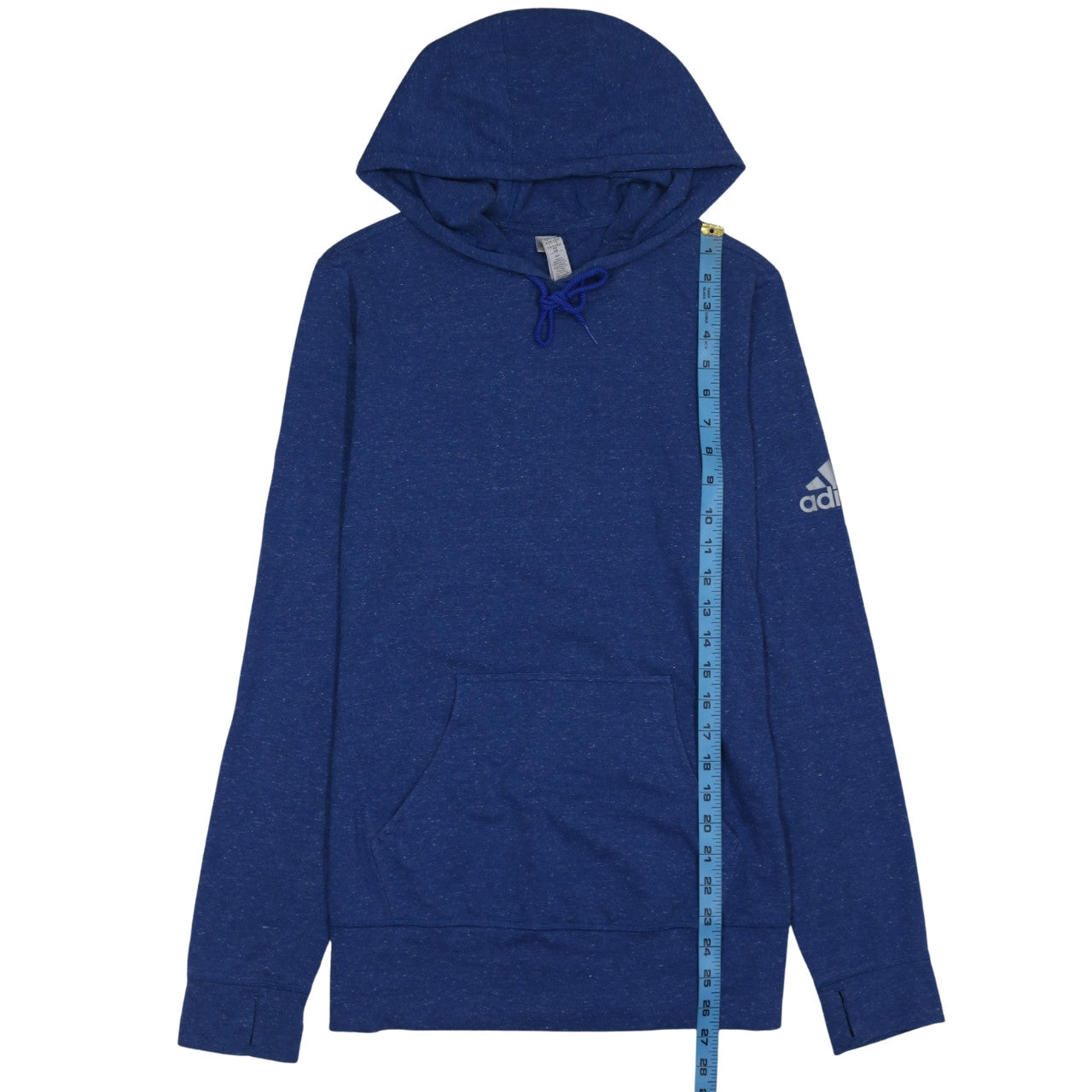 Adidas Women's Blue Pullover Hoodie Size 12-14 Lightweight