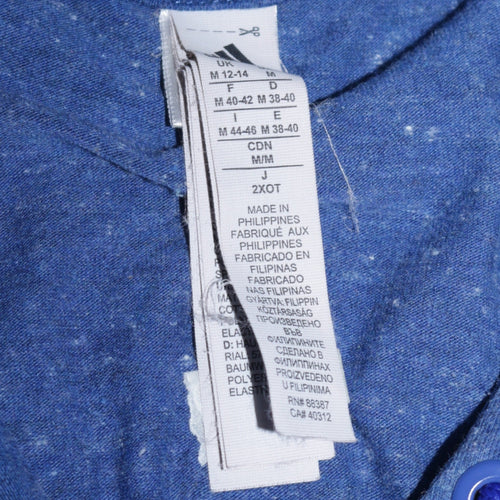 Adidas Women's Blue Pullover Hoodie Size 12-14 Lightweight