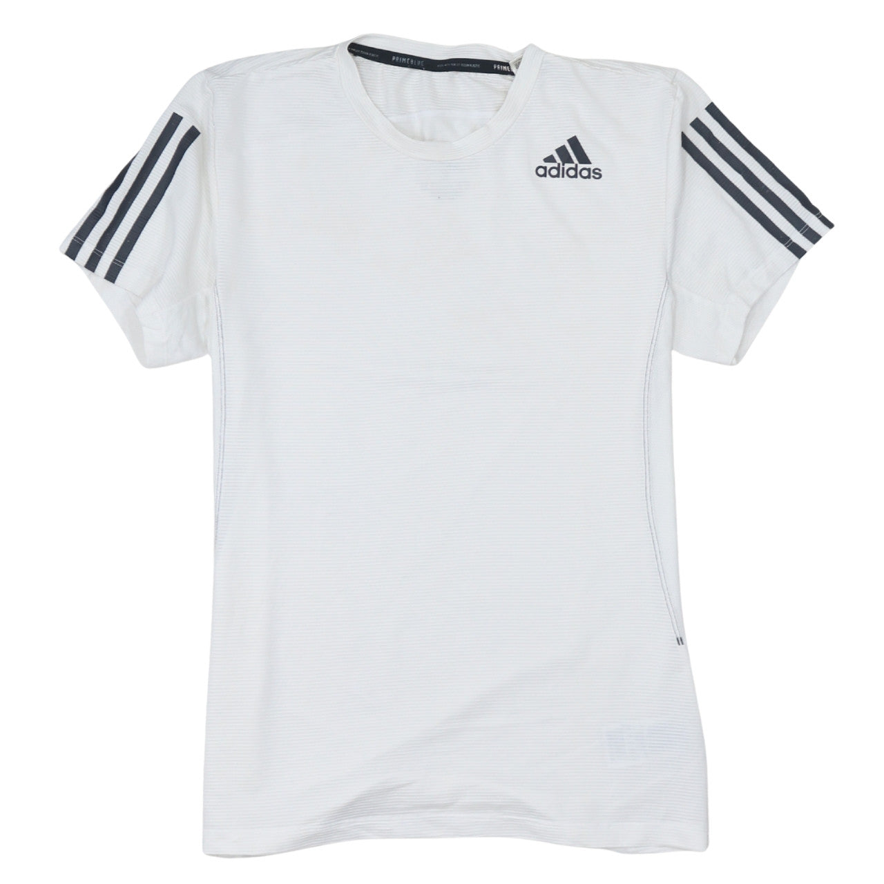 Adidas Men’s White S Primeblue Aeroready Short Sleeve Sports T-Shirt
