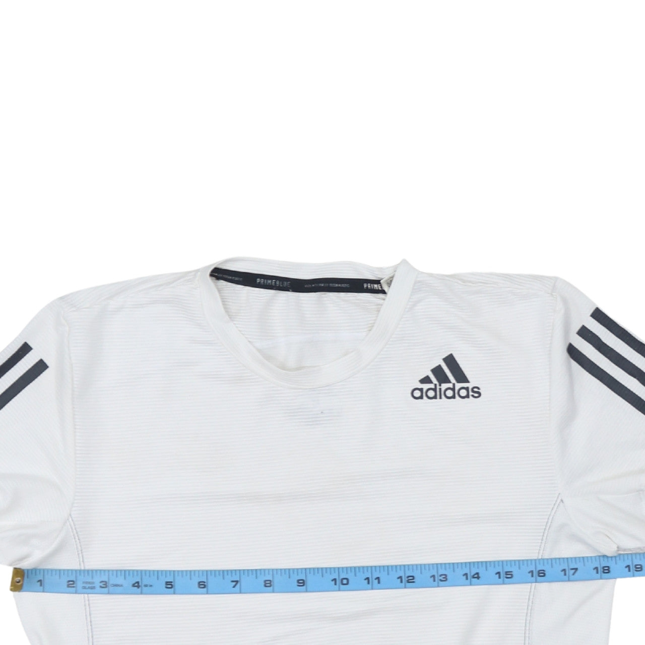 Adidas Men’s White S Primeblue Aeroready Short Sleeve Sports T-Shirt