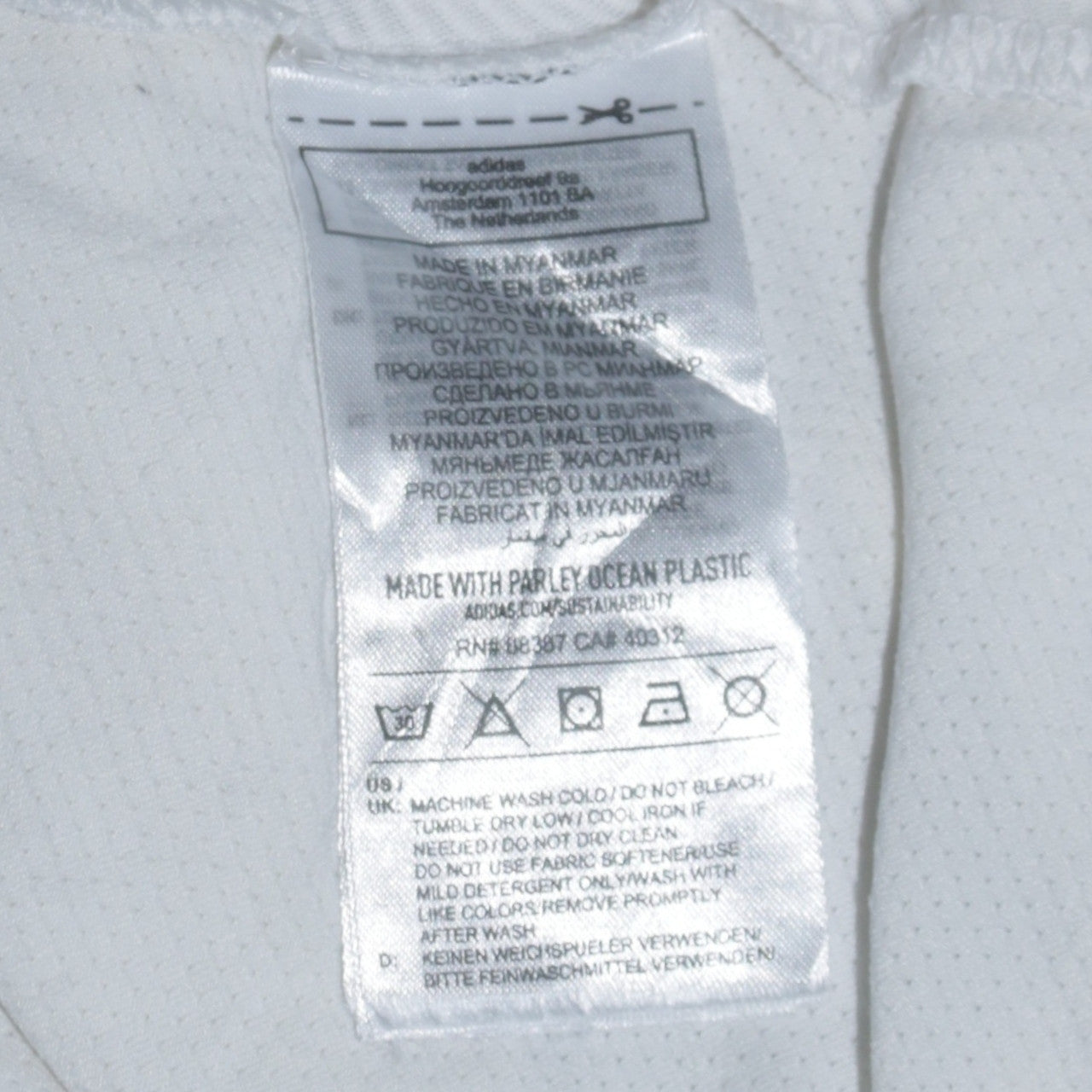 Adidas Men’s White S Primeblue Aeroready Short Sleeve Sports T-Shirt
