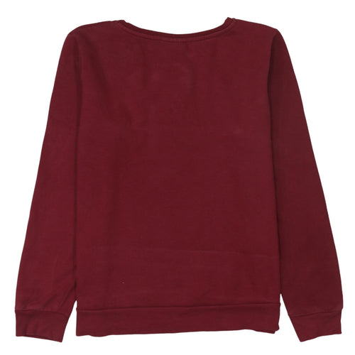 Disney Primark Women's Red Winnie the Pooh Pullover Sweatshirt Size M 12/14