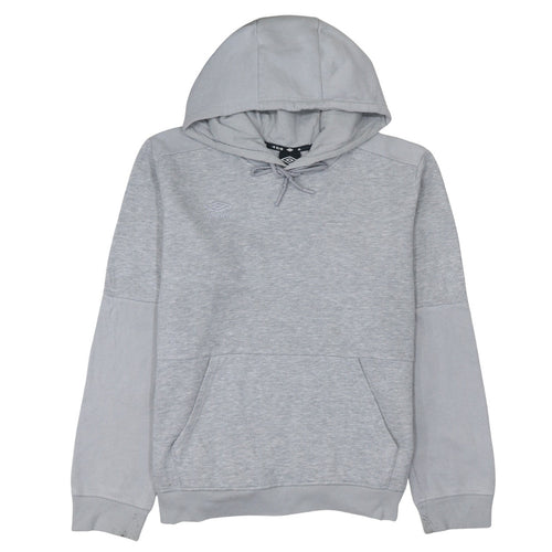 Umbro Mens Grey XL Pullover Hoodie Fleece Sweatshirt
