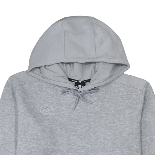 Umbro Mens Grey XL Pullover Hoodie Fleece Sweatshirt