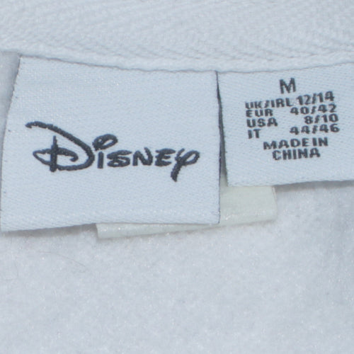 Disney Primark Womens White Mickey Mouse Print Pullover Sweatshirt Size M