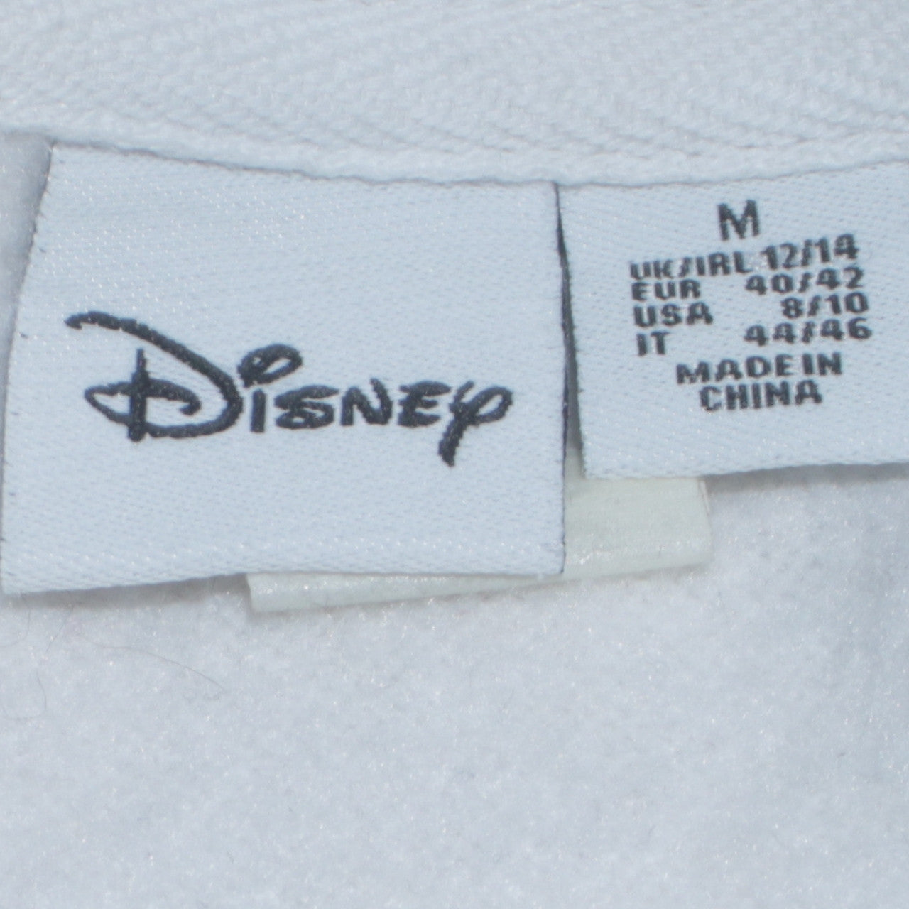 Disney Primark Womens White Mickey Mouse Print Pullover Sweatshirt Size M
