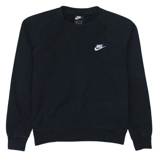 Nike Men's Black Small Crew Neck Pullover Sweatshirt