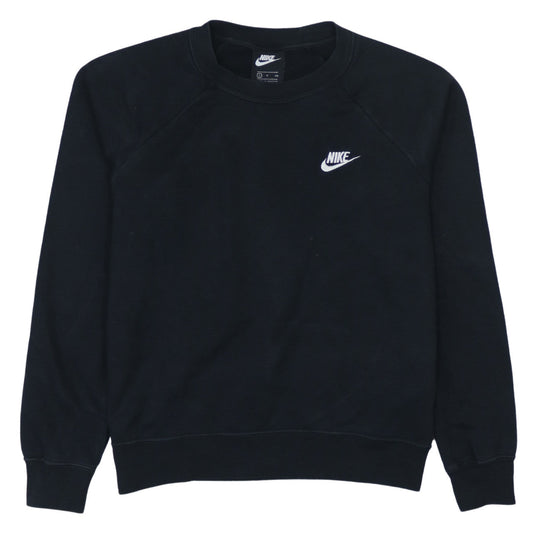 Nike Men's Black Small Crew Neck Pullover Sweatshirt