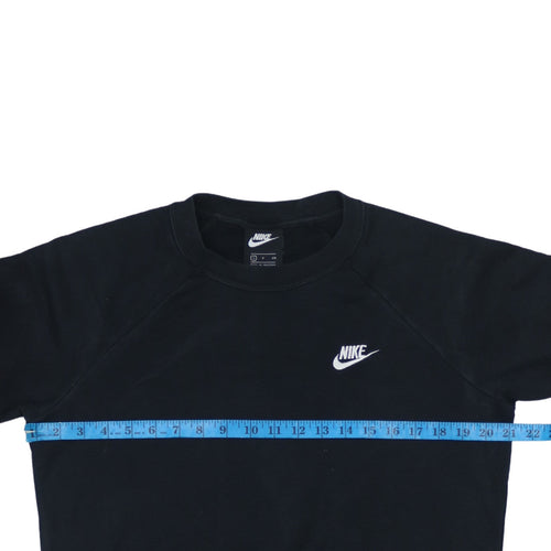 Nike Men's Black Small Crew Neck Pullover Sweatshirt