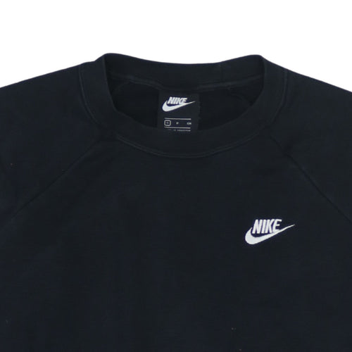 Nike Men's Black Small Crew Neck Pullover Sweatshirt