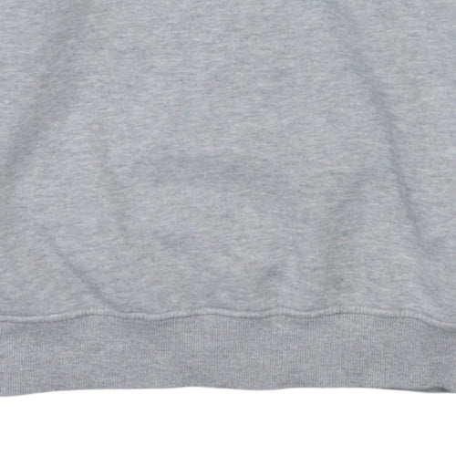 Fila Men's Grey Pullover Sweatshirt Small Crew Neck Logo Athletic Fit