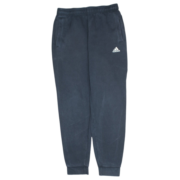 Adidas Men Black Jogger Sweatpants M Regular Fit Fleece Activewear