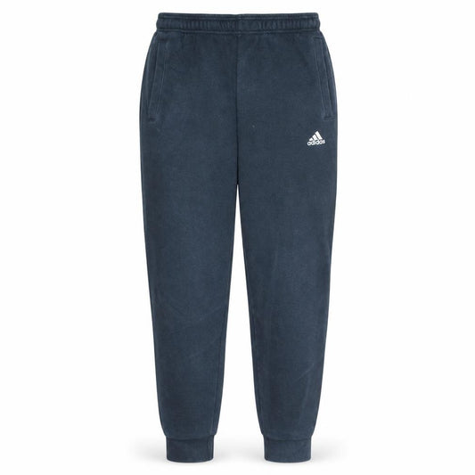 Front view of Adidas Men Black Jogger Sweatpants M Regular Fit Fleece Activewear
