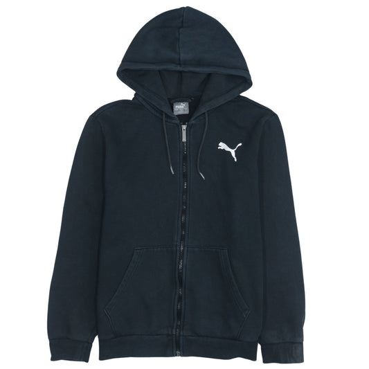 Puma Men's Black Full Zip Hoodie Size S Fleece Sportswear