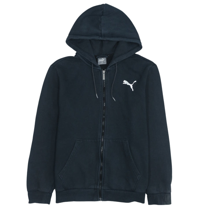 Puma Men's Black Full Zip Hoodie Size S Fleece Sportswear