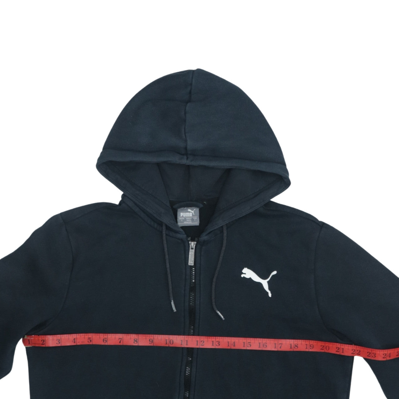 Puma Men's Black Full Zip Hoodie Size S Fleece Sportswear