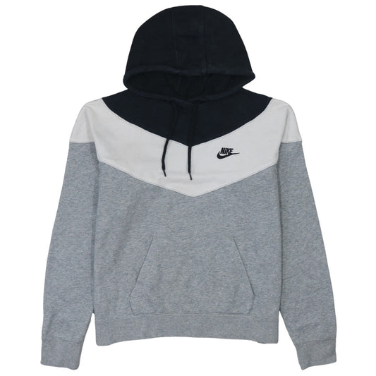 Nike Men's Grey Pullover Hoodie M Sports Fleece Sweatshirt