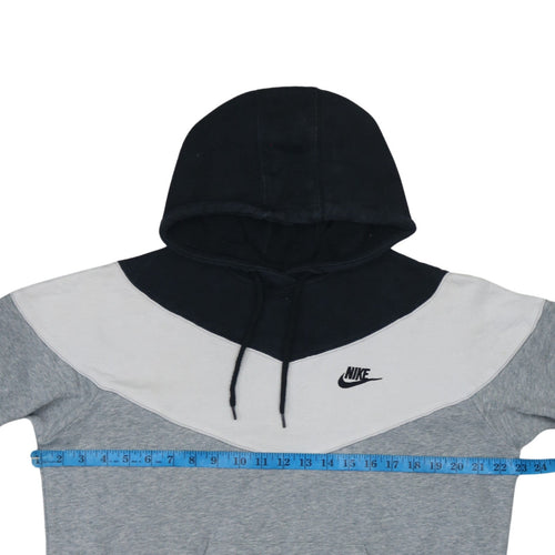 Nike Men's Grey Pullover Hoodie M Sports Fleece Sweatshirt